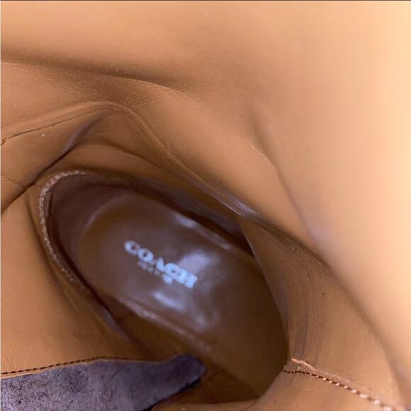 Coach Mable Brown Riding Style Boots Sz 6 - Picture 5 of 7
